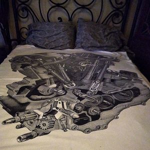 HARLEY DAVIDSON PANHEAD BLANKET